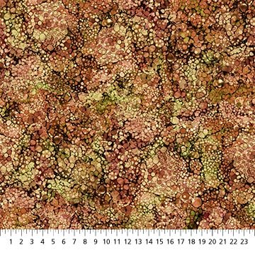 Northcott Bliss Basic quilting cotton blender fabric in Rust