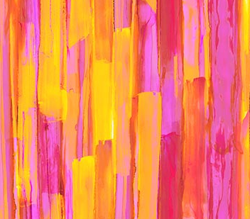 Northcott Inspired pink multi stripe digital print quilting cotton fabric