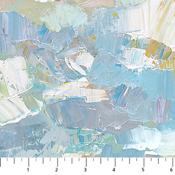Northcott Sky Light Blue quilting fabric blender in soft sky blue