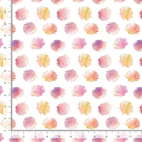 Dear Stella Fabric STELLA-DLJ3378 White Cotton 44"/45" Fabric Per Yard