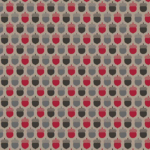 Woodland Magic - Magic Acorn - Tan 44" / 45" Fabric Per Yard