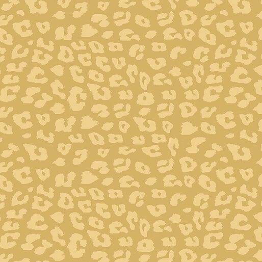 Safari Adventure - Go Wild - Gold 44" / 45" Fabric Per Yard