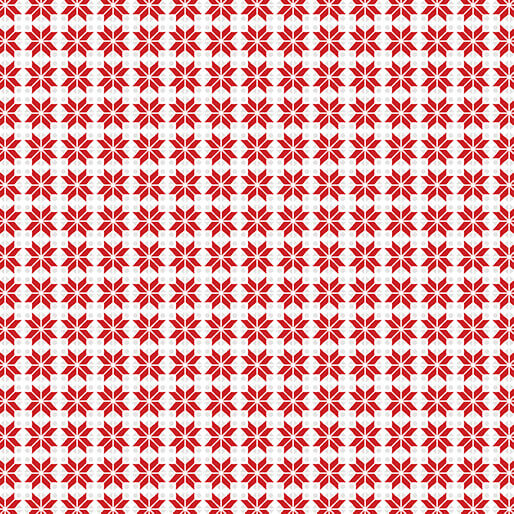 Nordic Cabin - Sweater Weather - Red 44" / 45" Fabric Per Yard