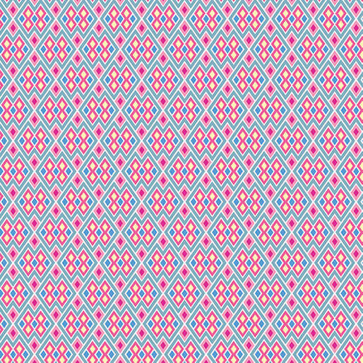 Truly - Diamonds - Rose 44" / 45" Fabric Per Yard