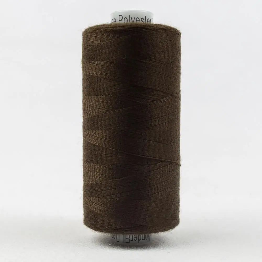 DS106 - Designer™ All purpose 40wt Polyester Chocolate Thread WonderFil USA