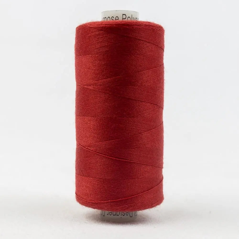 DS176 - Designer™ All purpose 40wt Polyester Crimson Red Thread WonderFil USA