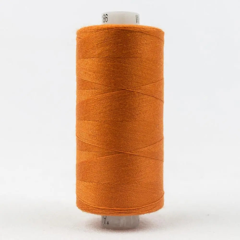 DS186 - Designer™ All purpose 40wt Polyester Safety Orange Thread WonderFil USA