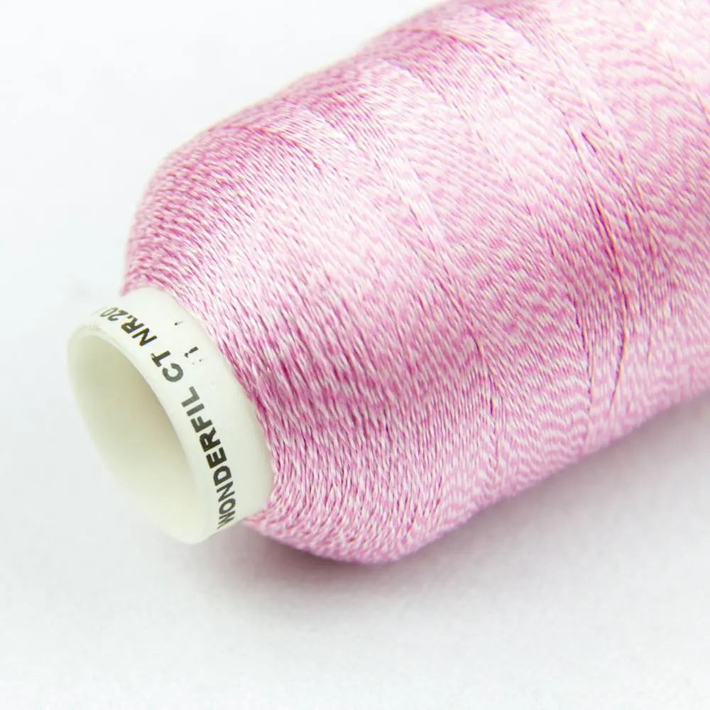 DT02 - D-Twist™ 20wt Rayon Pink Thread WonderFil USA