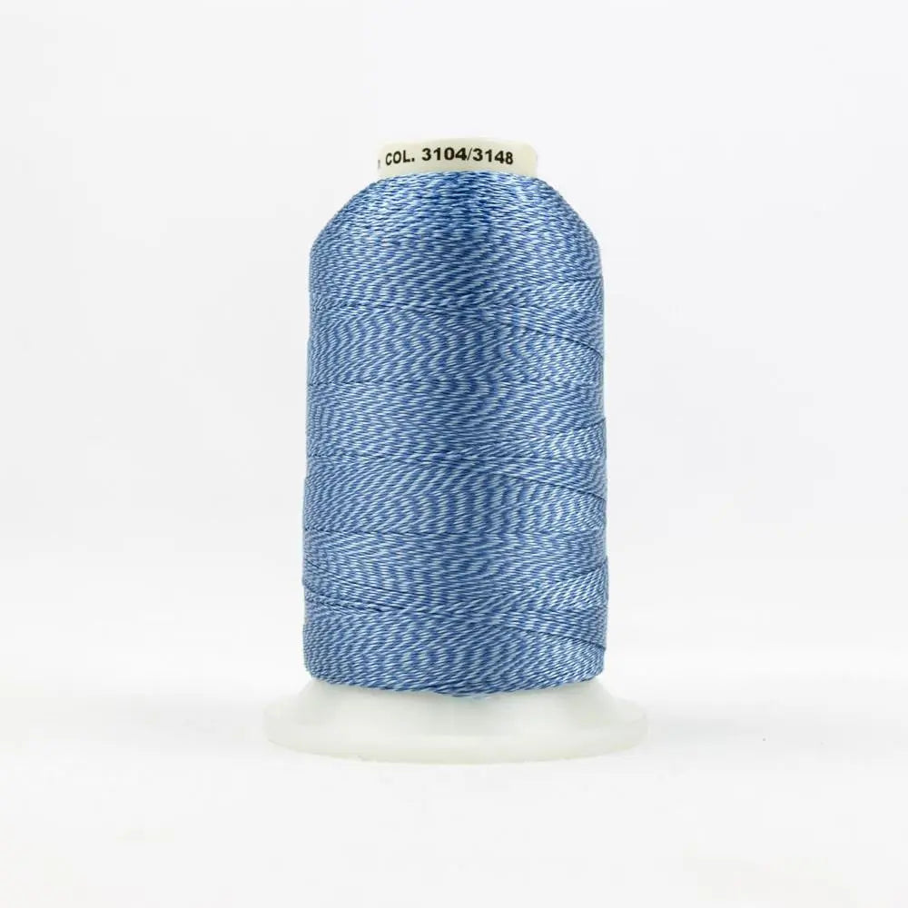 DT73 - D-Twist™ 20wt Rayon Blue Thread WonderFil USA