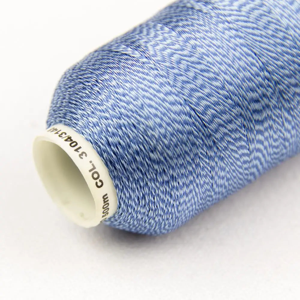 DT73 - D-Twist™ 20wt Rayon Blue Thread WonderFil USA