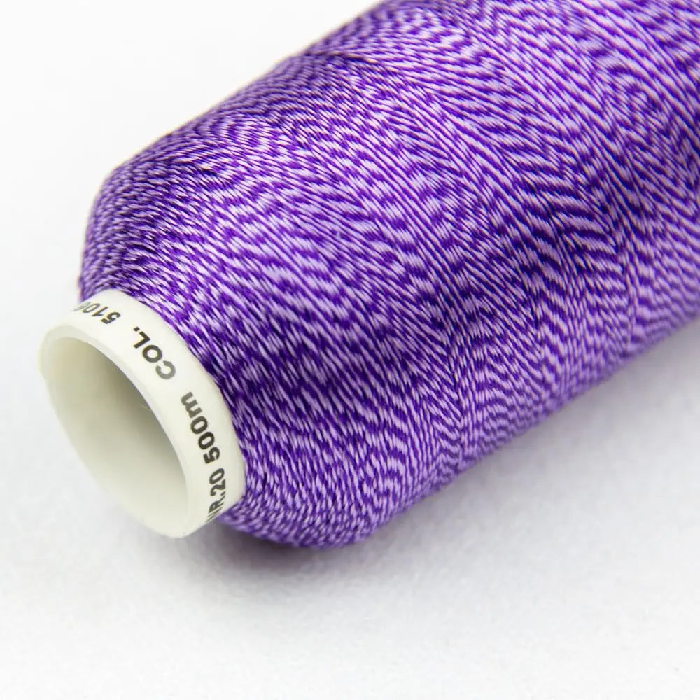 DT74 - D-Twist™ 20wt Rayon Purple Thread WonderFil USA