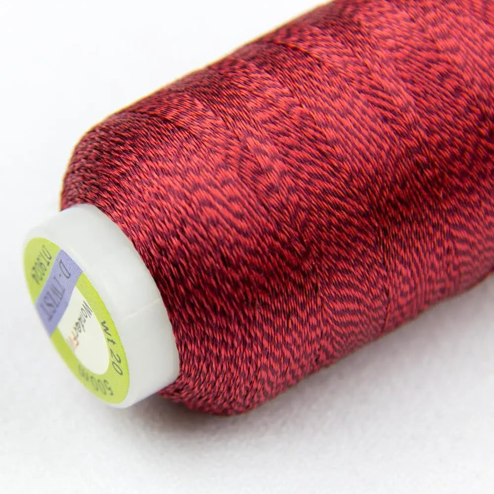 DT81 - D-Twist™ 20wt Rayon Red Wine Thread WonderFil USA