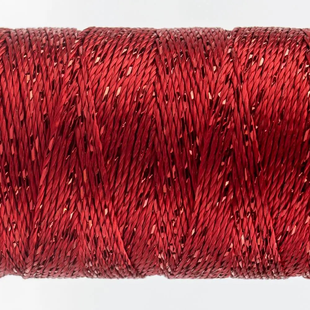 DZ1147 - Dazzle™ Rayon and Metallic Christmas Red Thread WonderFil USA