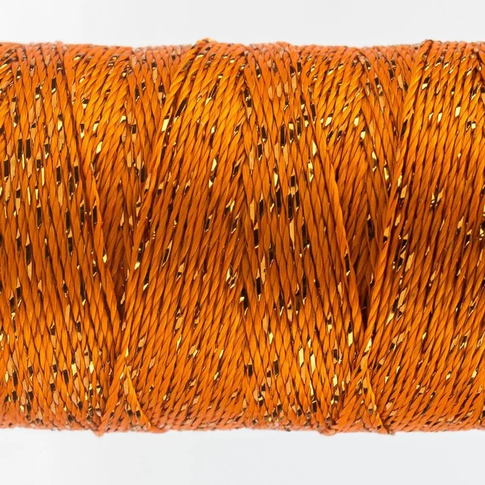 DZ27 - Dazzle™ Rayon and Metallic Orange Thread WonderFil USA