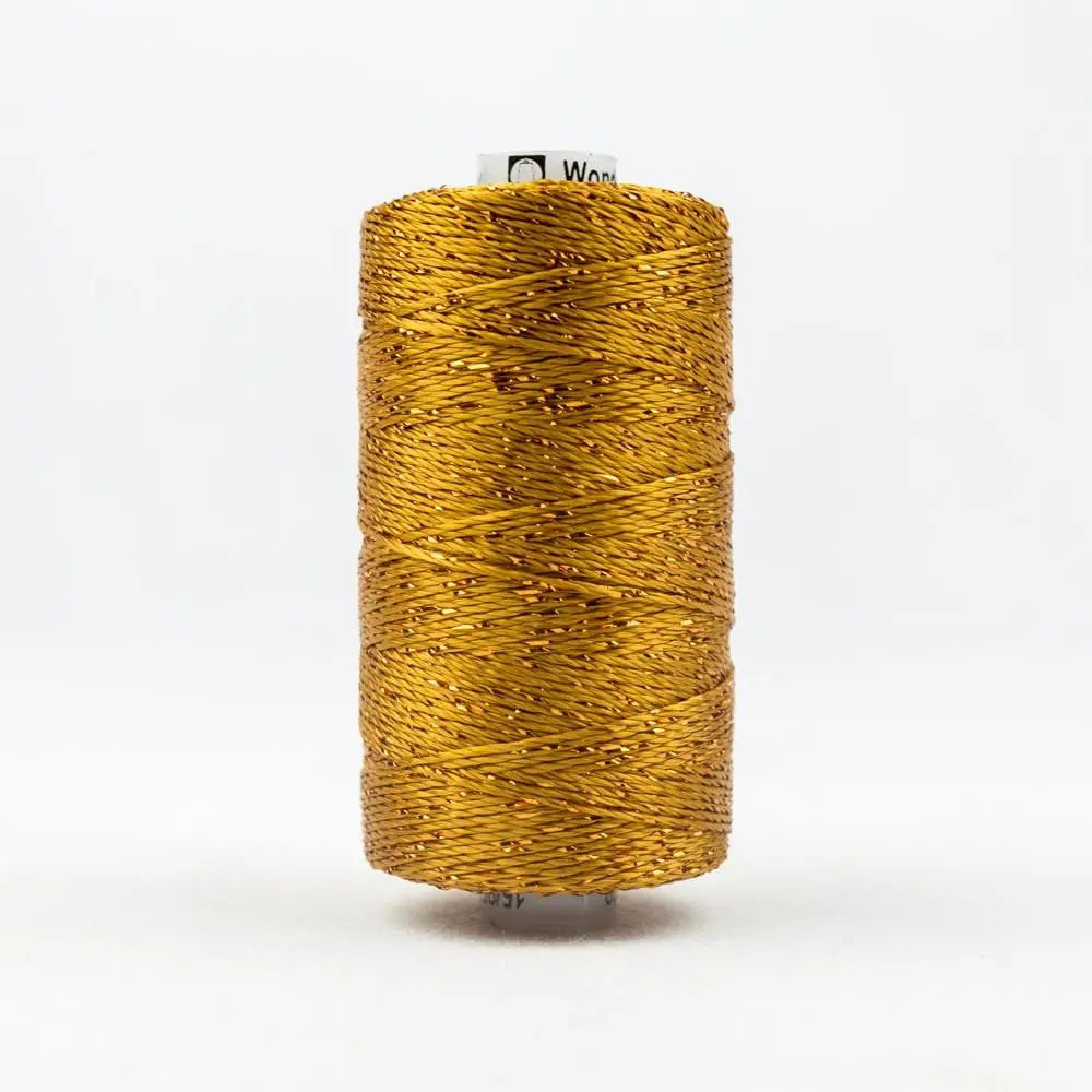 DZ328 - Dazzle™ Rayon and Metallic Golden Green Thread WonderFil USA