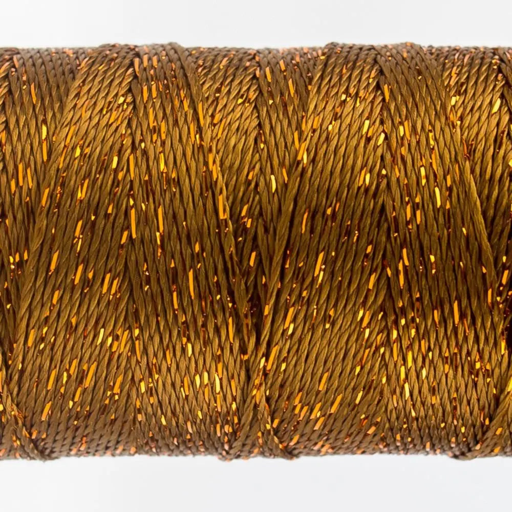 DZ330 - Dazzle™ Rayon and Metallic Acorn Brown Thread WonderFil USA
