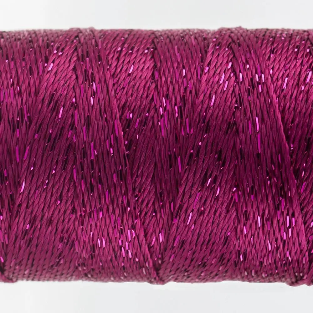 DZ42 - Dazzle™ Rayon and Metallic Raspberry Thread WonderFil USA