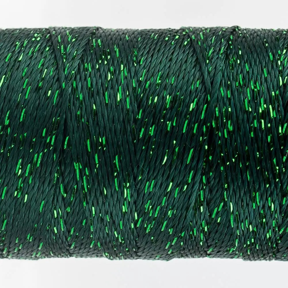 DZ566 - Dazzle™ Rayon and Metallic Forest Green Thread WonderFil USA