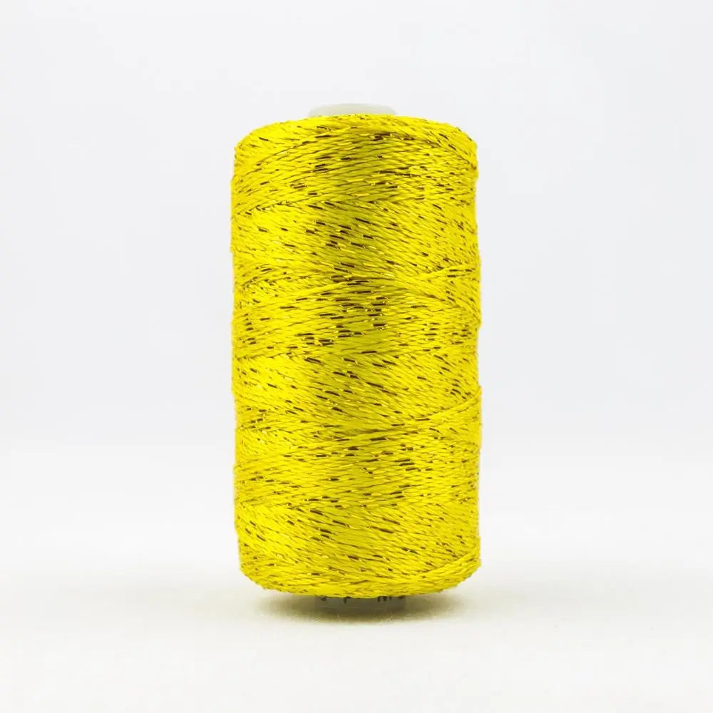 DZ938 - Dazzle™ Rayon and Metallic Lemon Yellow Thread WonderFil USA