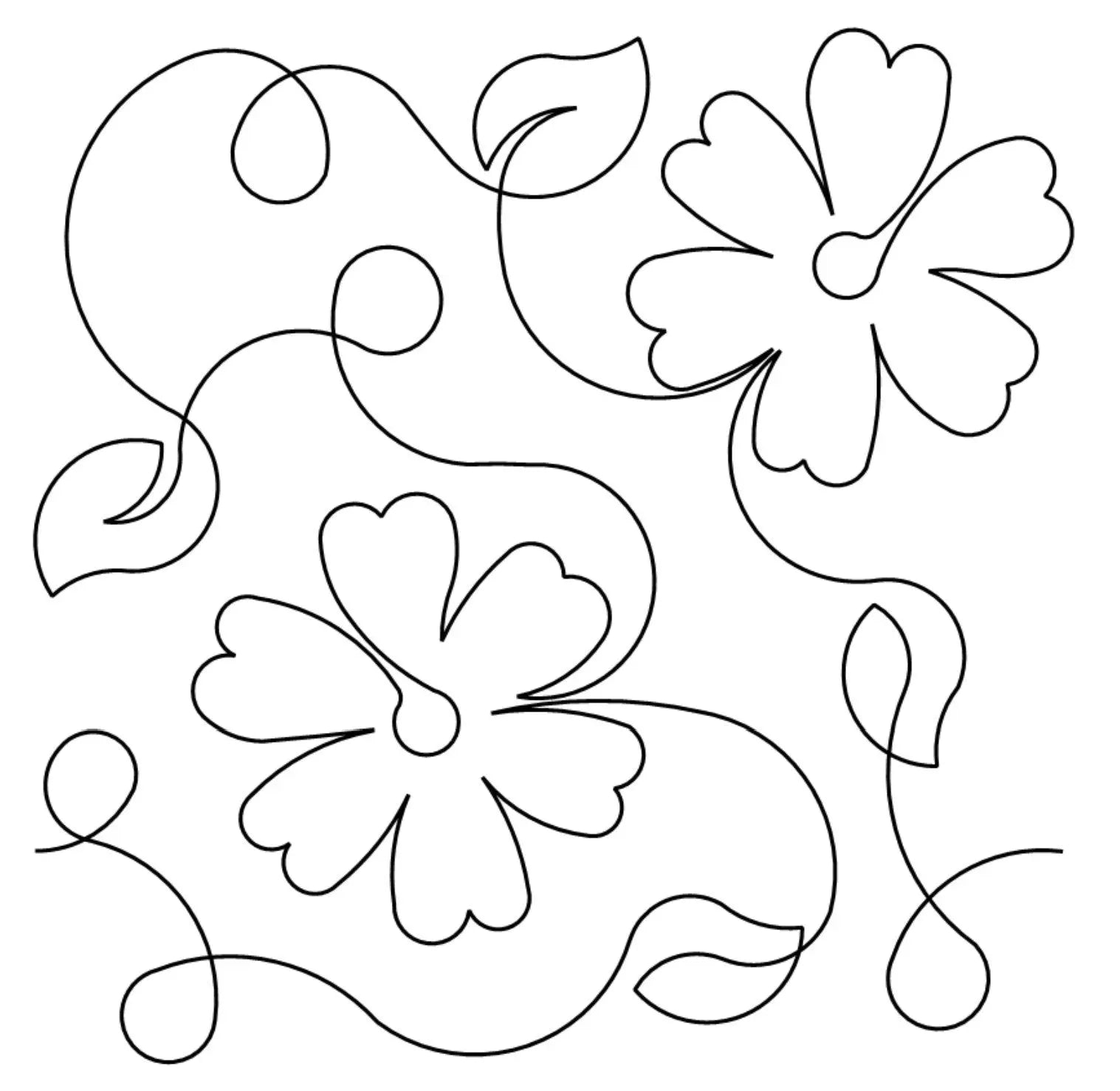 Daisy Digital E2E Wildflower Quilting