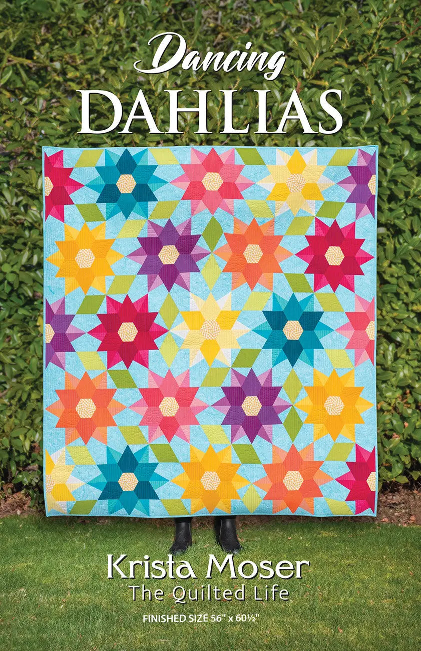 Dancing Dahlias - Linda's Electric Quilters