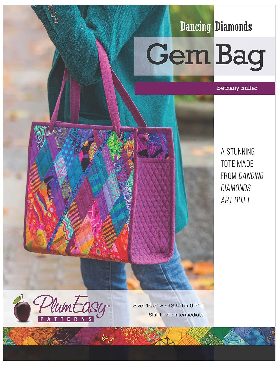 Dancing Diamonds Gem Bag - Linda's Electric Quilters