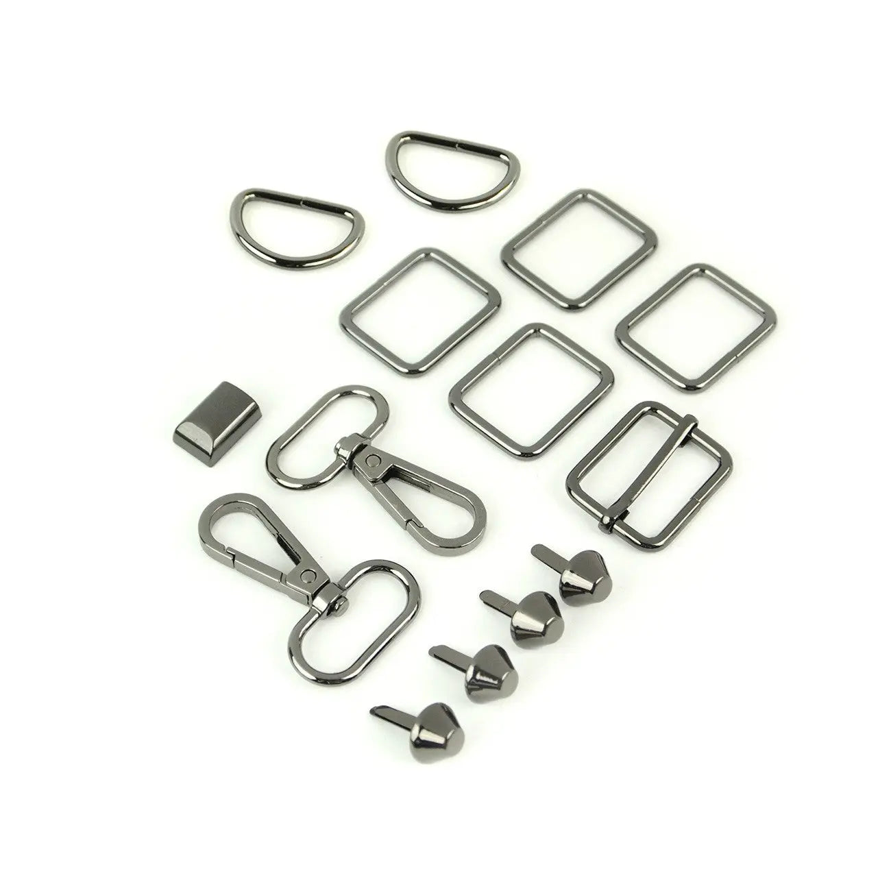 Daphne Handbag Hardware Kit Gunmetal - Linda's Electric Quilters