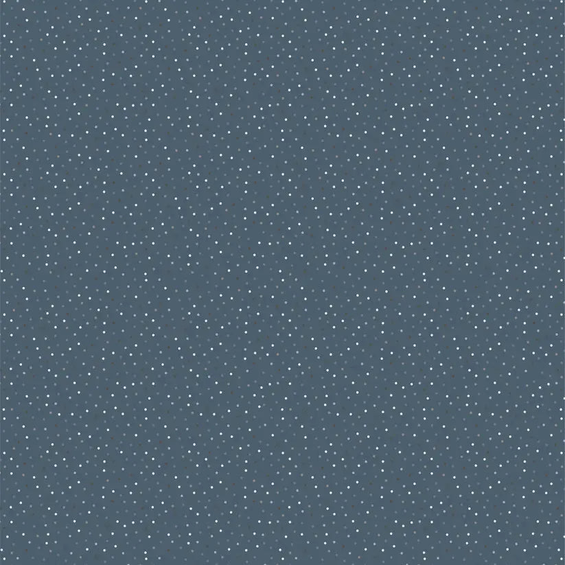 Dark Blue Ribbon Cotton 44"/45" Fabric Per Yard - Linda's Electric Quilters