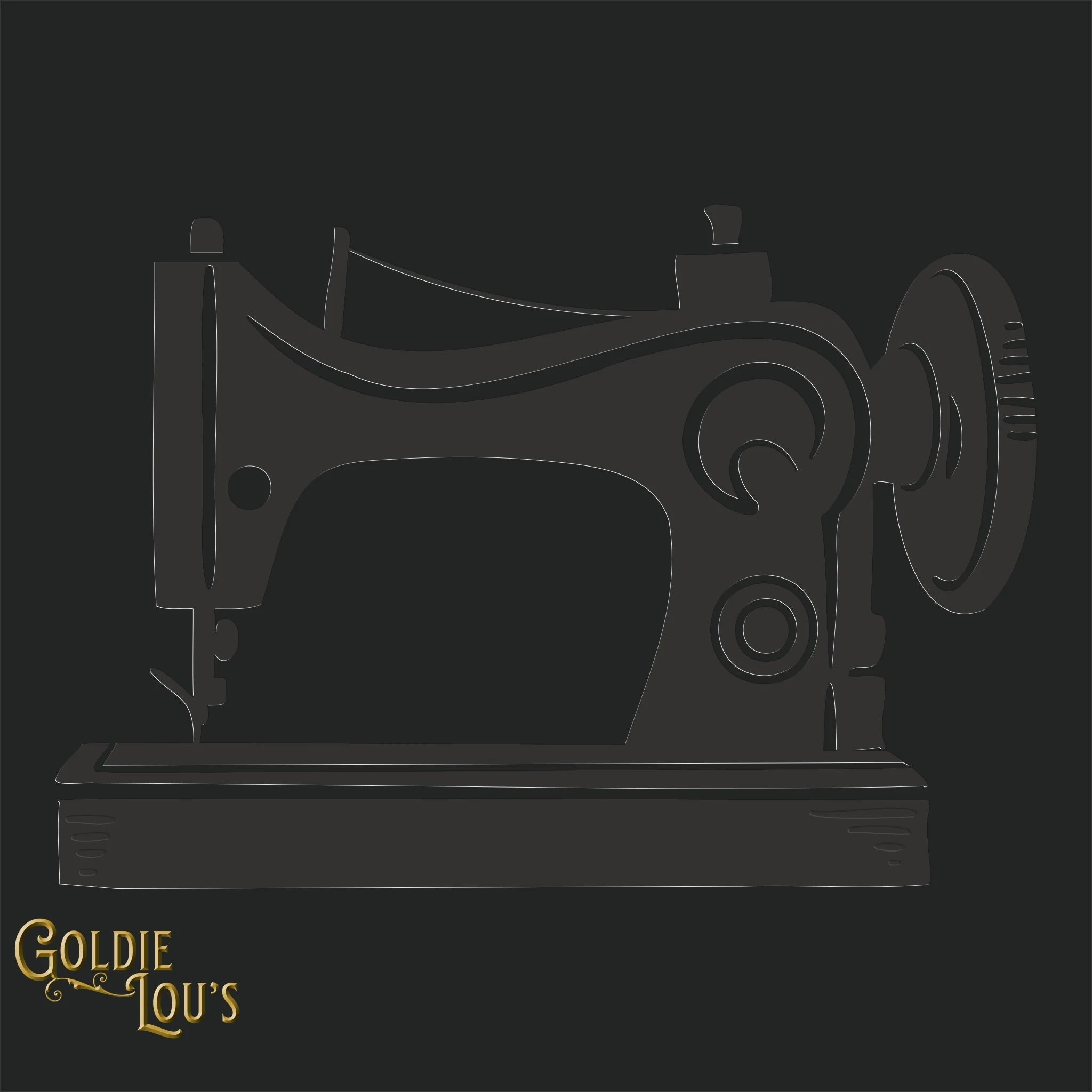 Dark Machine 3D Puff Quilting T-shirt