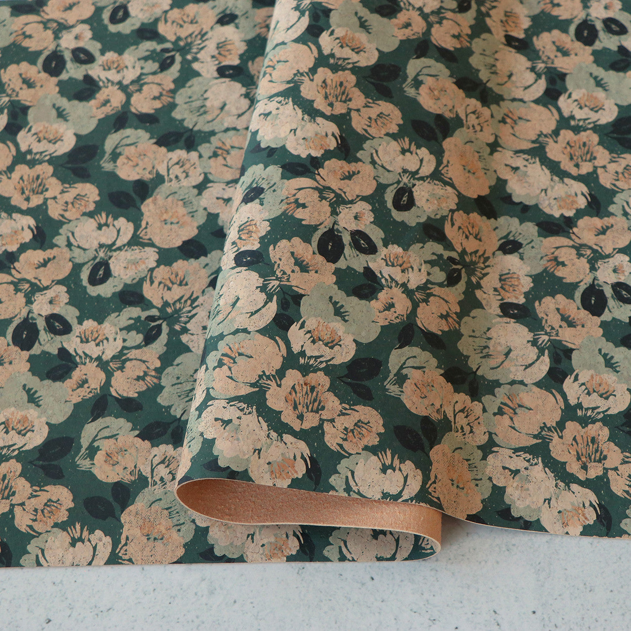 Darling Dahlias Cork 1/2yd