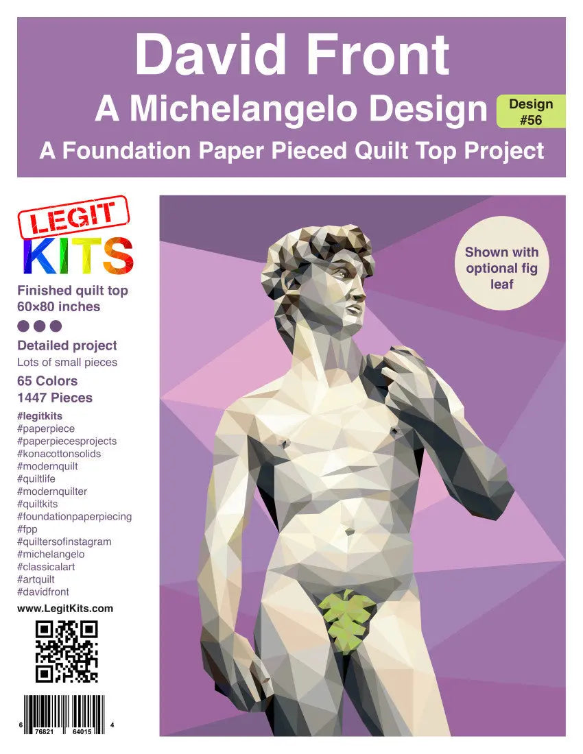 David Front Quilt Kit Legit Kits