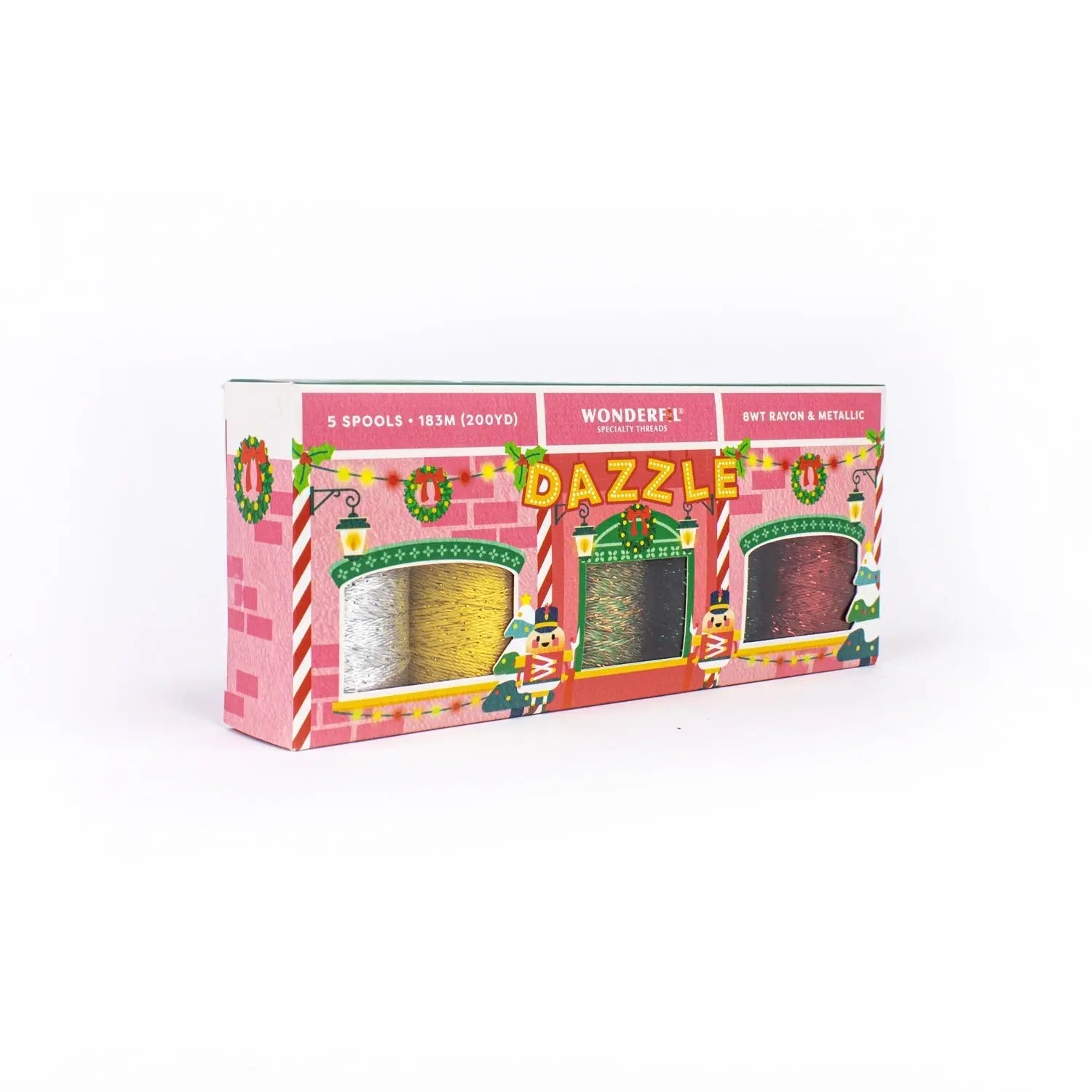Dazzle™️ 8wt Rayon & Metallic Holiday Pack WonderFil USA