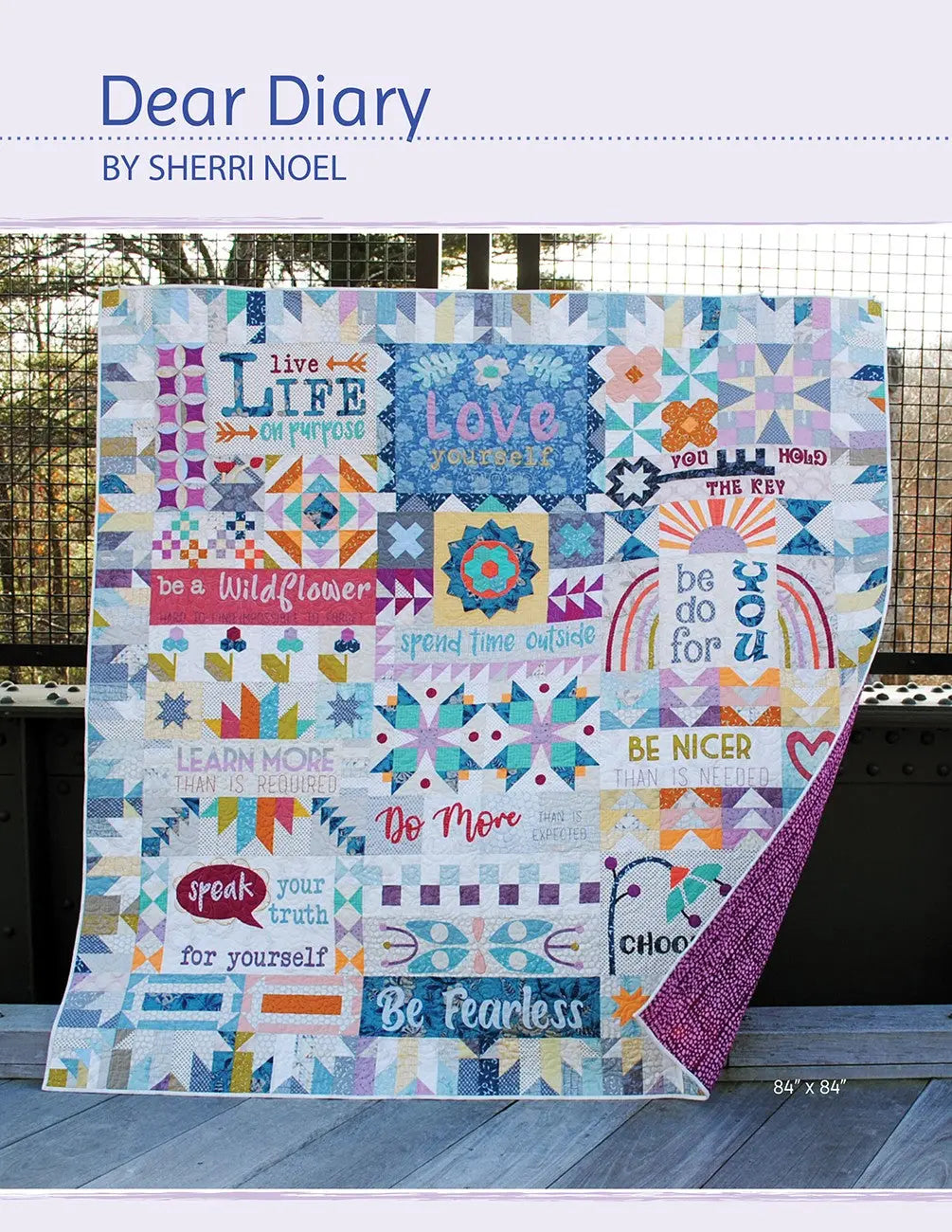 Dear Diary Block Of The Month Quilt - Linda's Electric Quilters