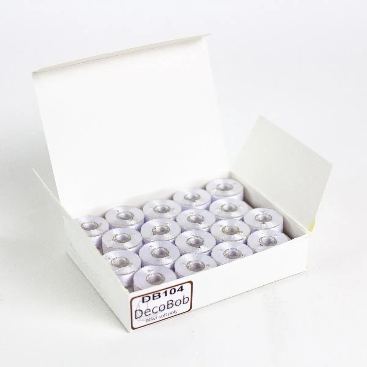 DecoBob Prewound Bobbins Size L 36ct White - Linda's Electric Quilters