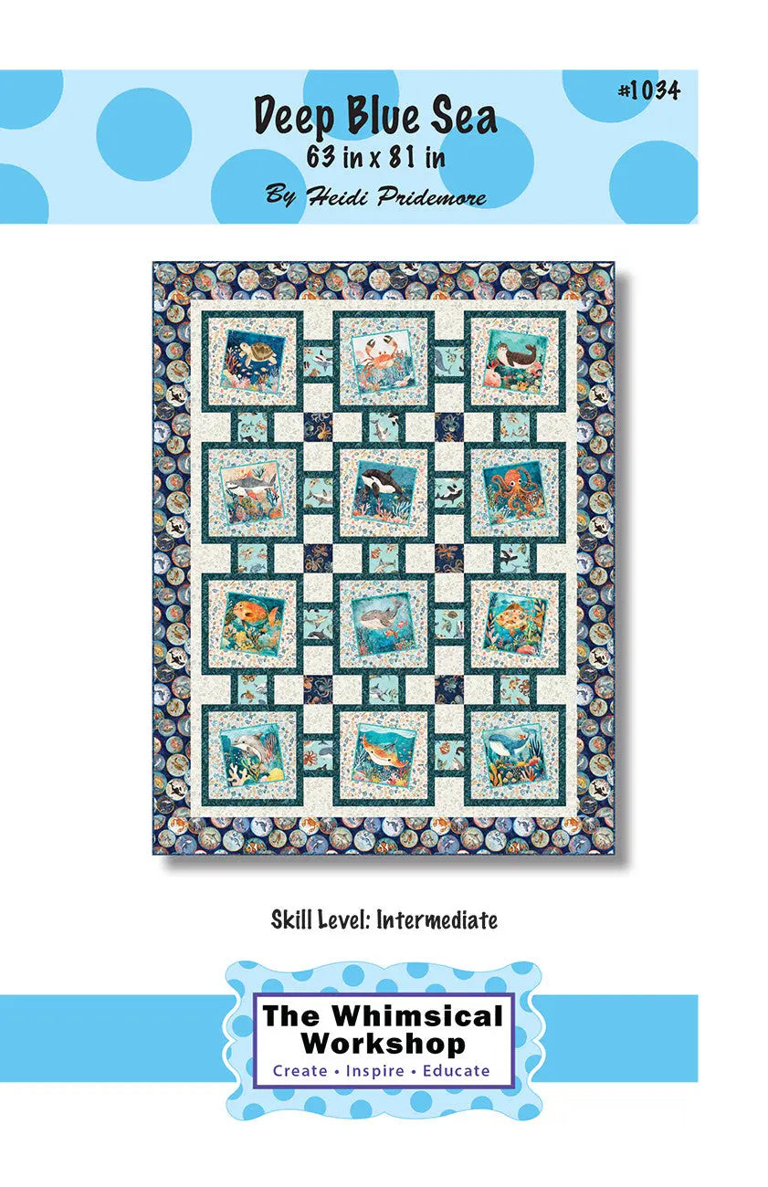 Deep Blue Sea - Linda's Electric Quilters