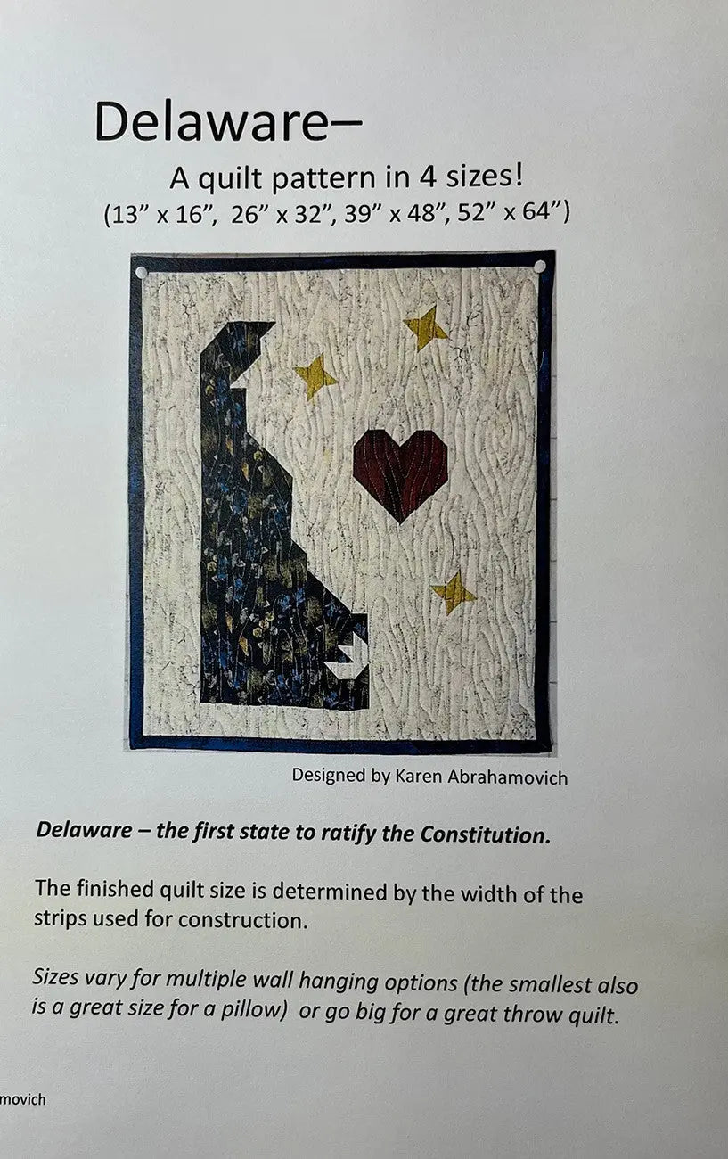 Delaware Quilt Pattern - Linda's Electric Quilters