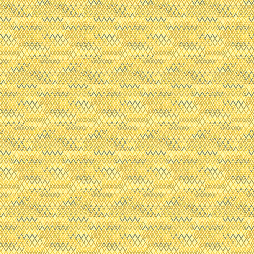 Delight - Zigzag - Gold 44" / 45" Fabric Per Yard