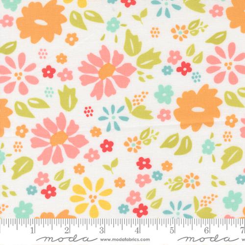 Delightfully Yours Cloud Multi Cotton Wideback Fabric - ( 1 1/2 Yard Pack ) Moda Fabrics & Supplies