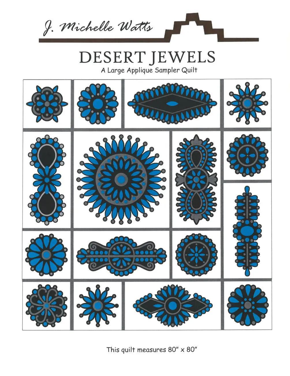 Desert Jewels Large Sampler Quilt Checker Distributor