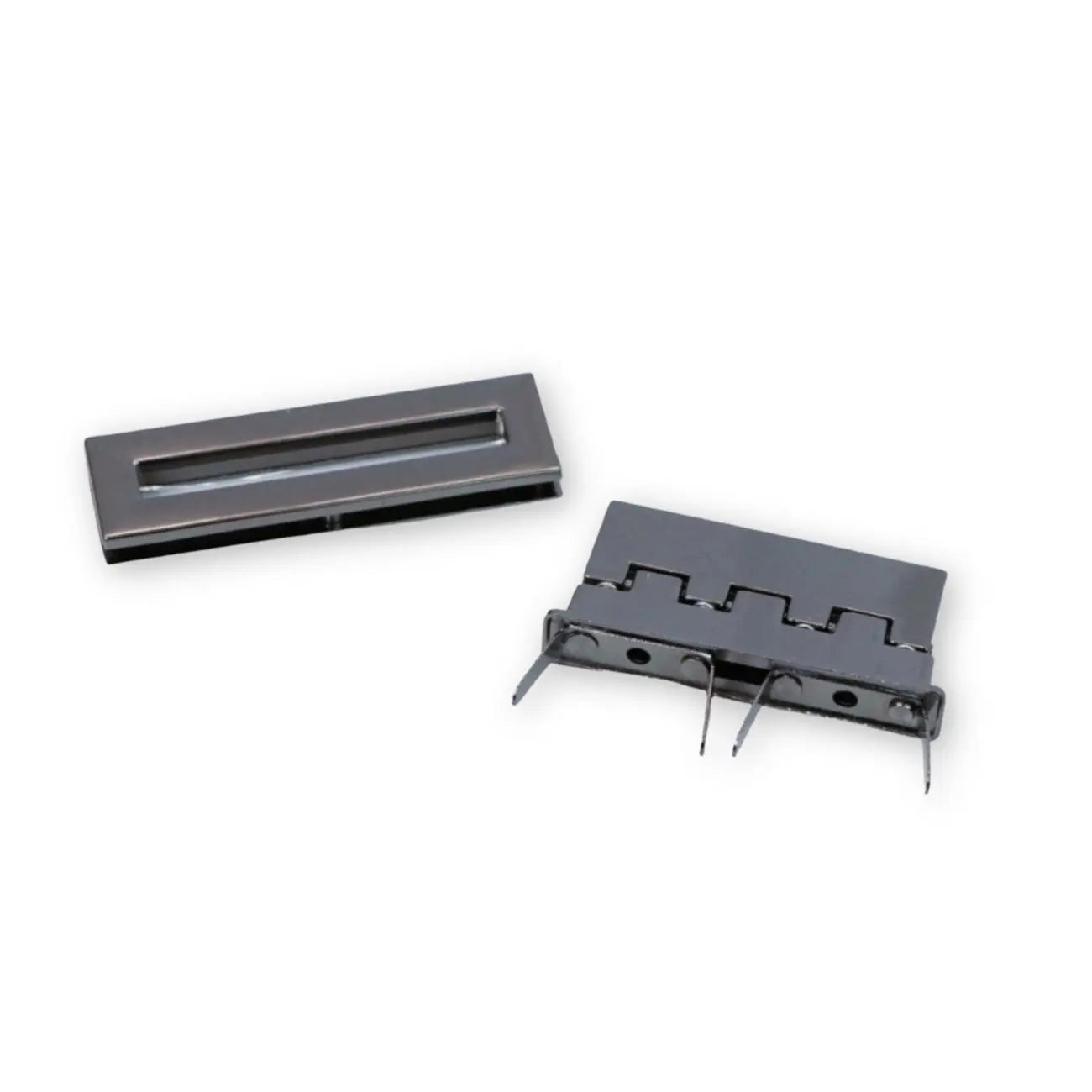 Designer Flip Lock Gunmetal Checker Distributor