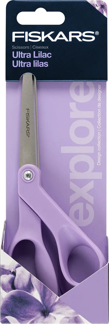 Designer Scissors 8in Ultra Lilac - Linda's Electric Quilters