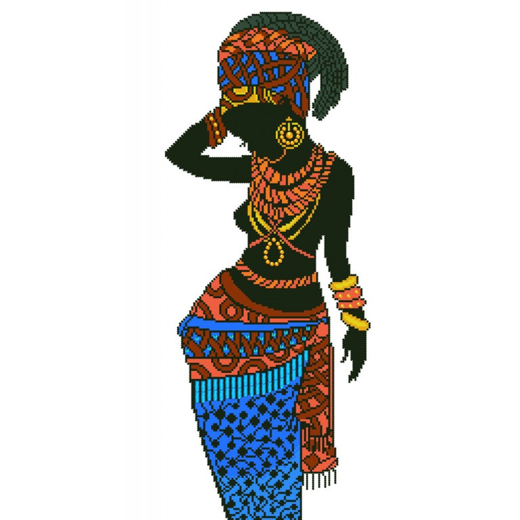 Diamond Dotz African Princess - 20.5" x 29.9"