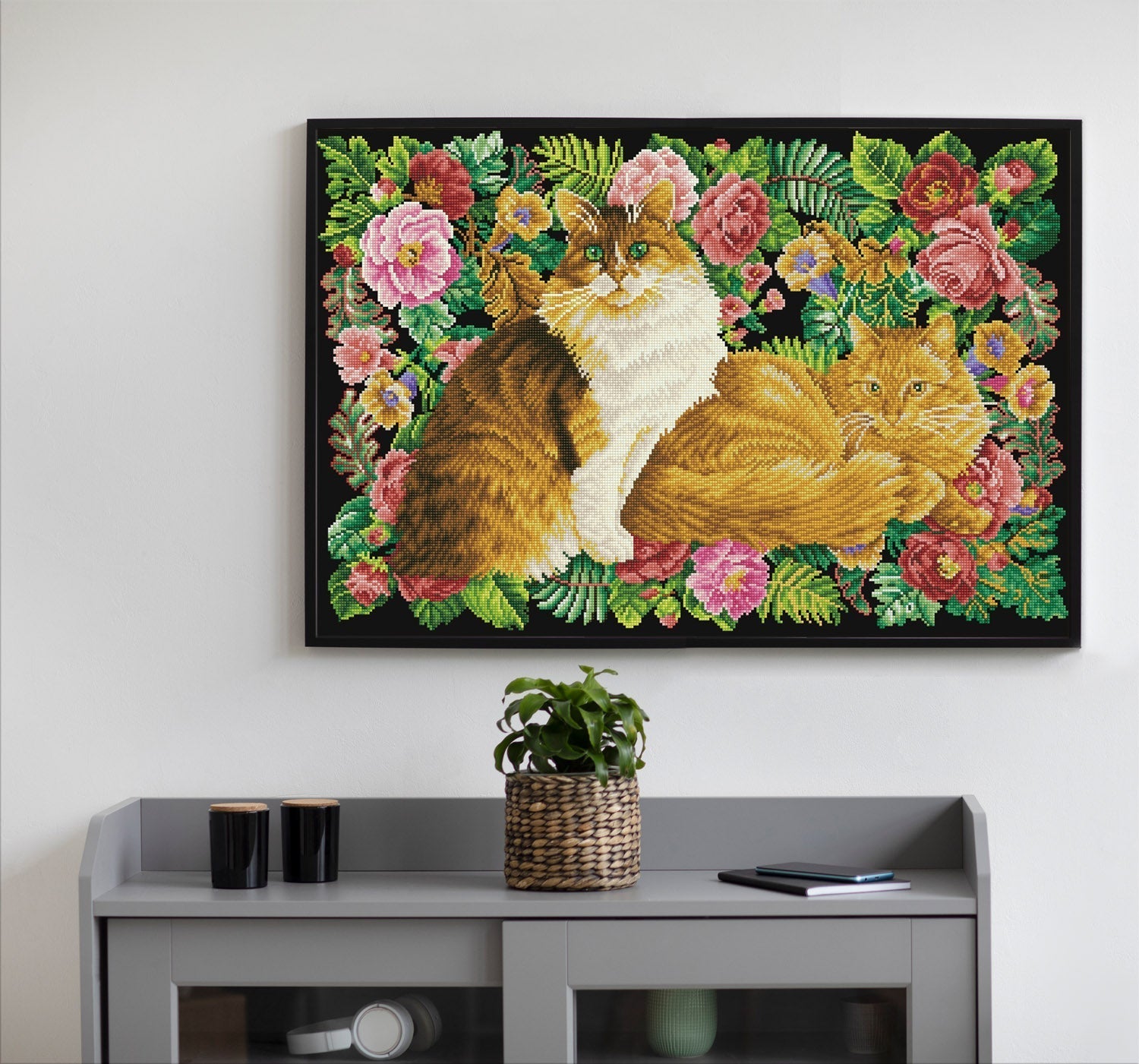 Diamond Dotz Agneatha & Dandelion - 28.7" x 19.7"