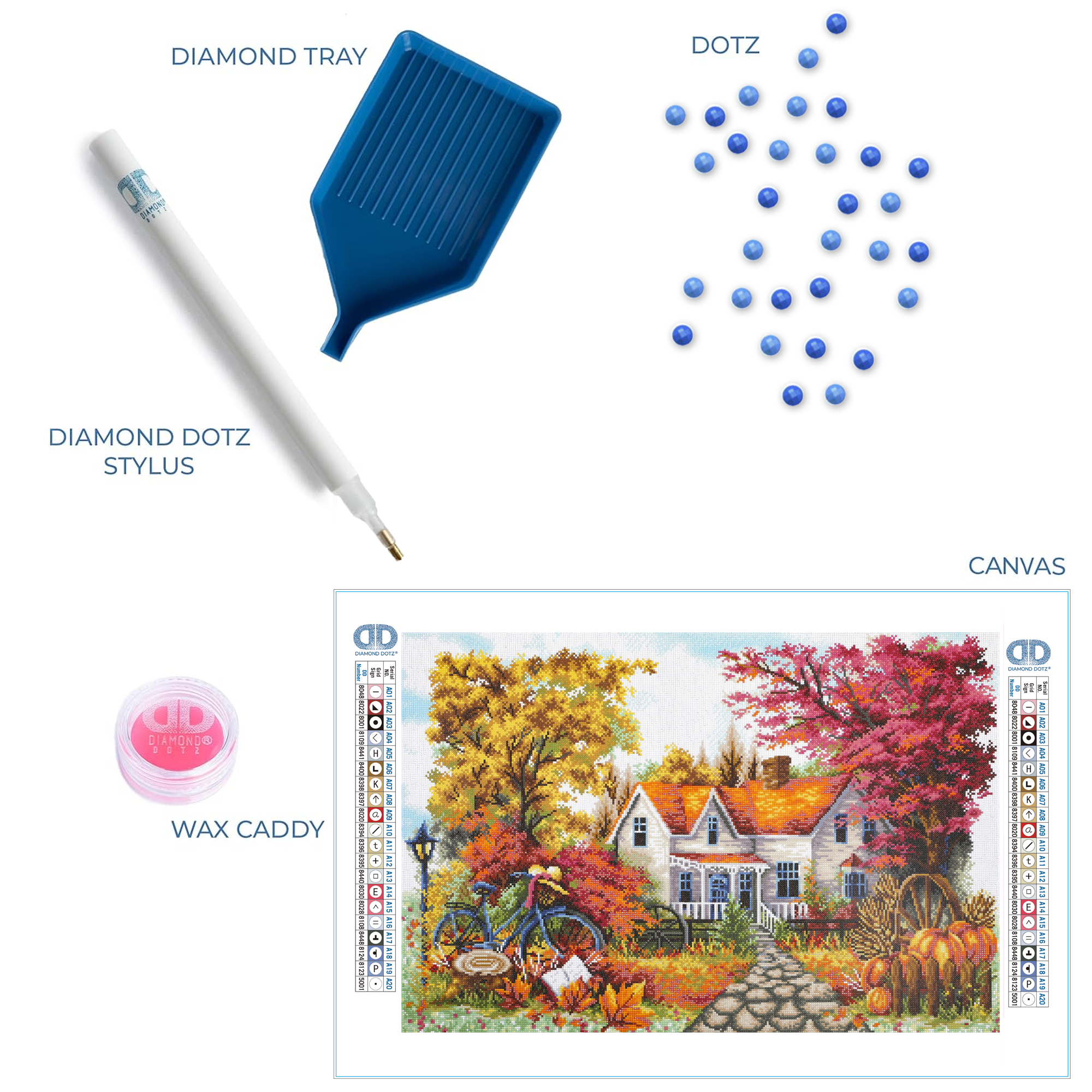 Diamond Dotz Autumn Days - 35.4" x 24.0"