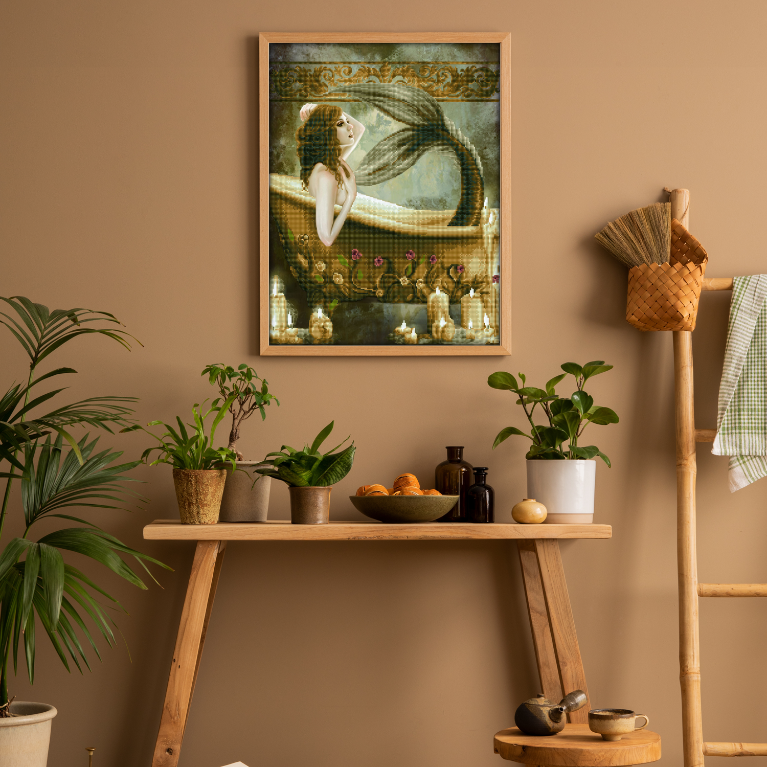 Diamond Dotz Bath Time Mermaid - 20.5" x 26.8"