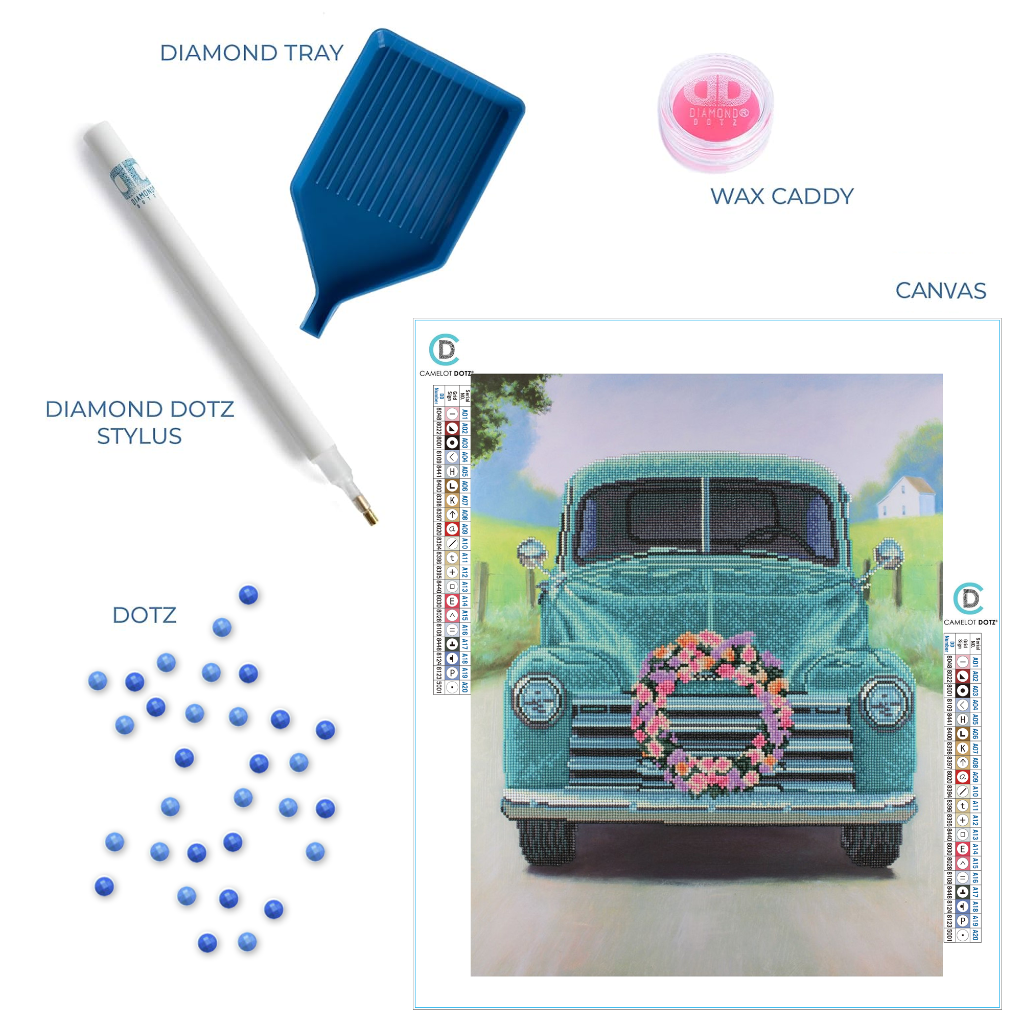 Diamond Dotz Beautiful Country - 20.0" x 25.4"