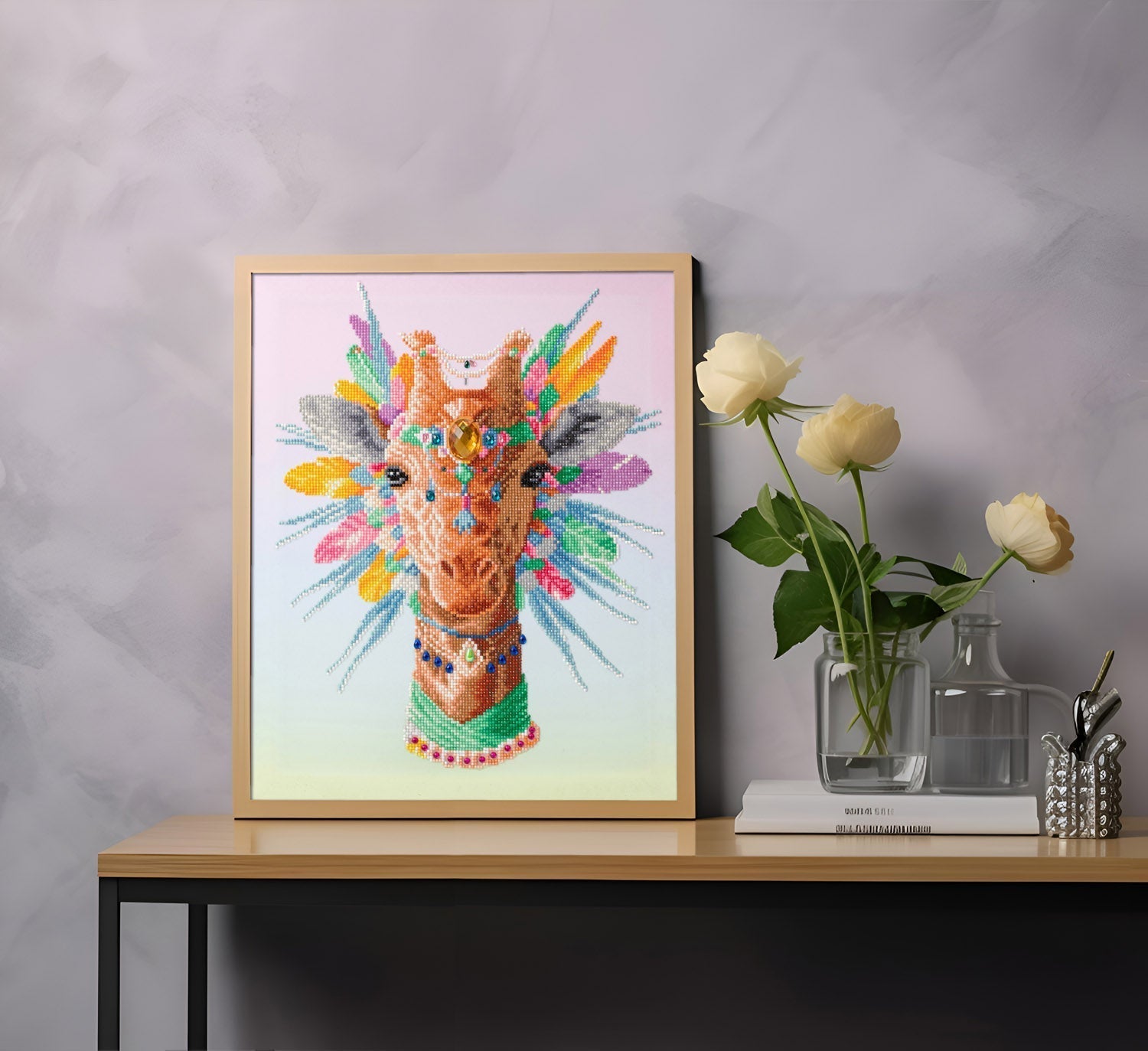 Diamond Dotz Bohemian Giraffe - 16.1" x 20.1"