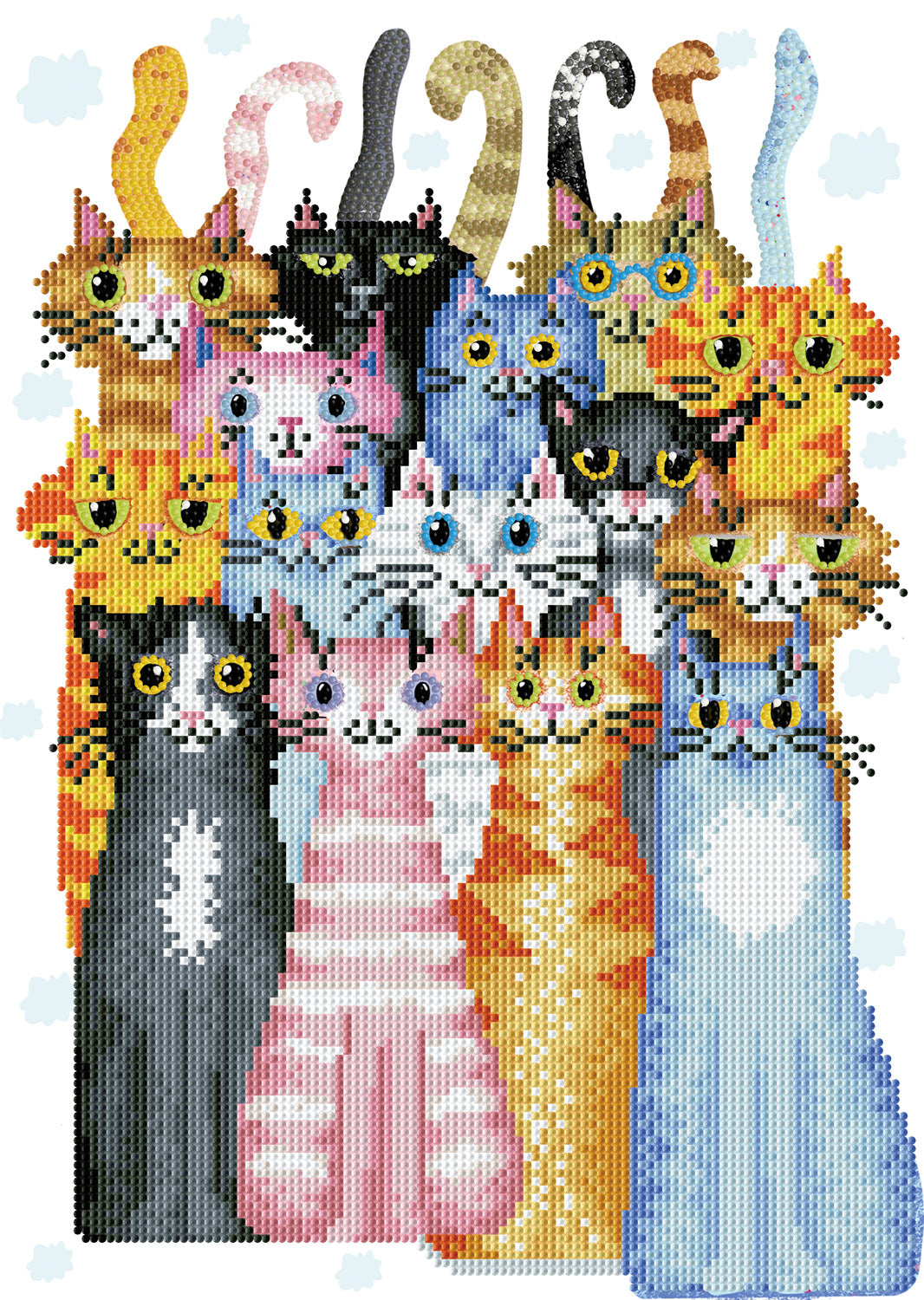 Diamond Dotz Cats Meow - 12.6" x 17.7"