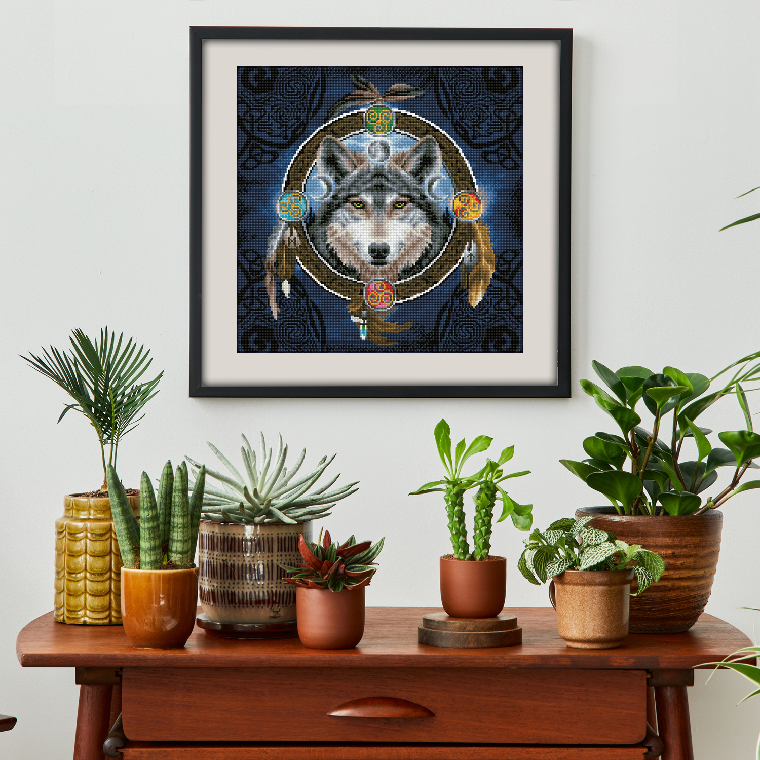 Diamond Dotz Celtic Wolf Guide - 20.3" x 20.3"