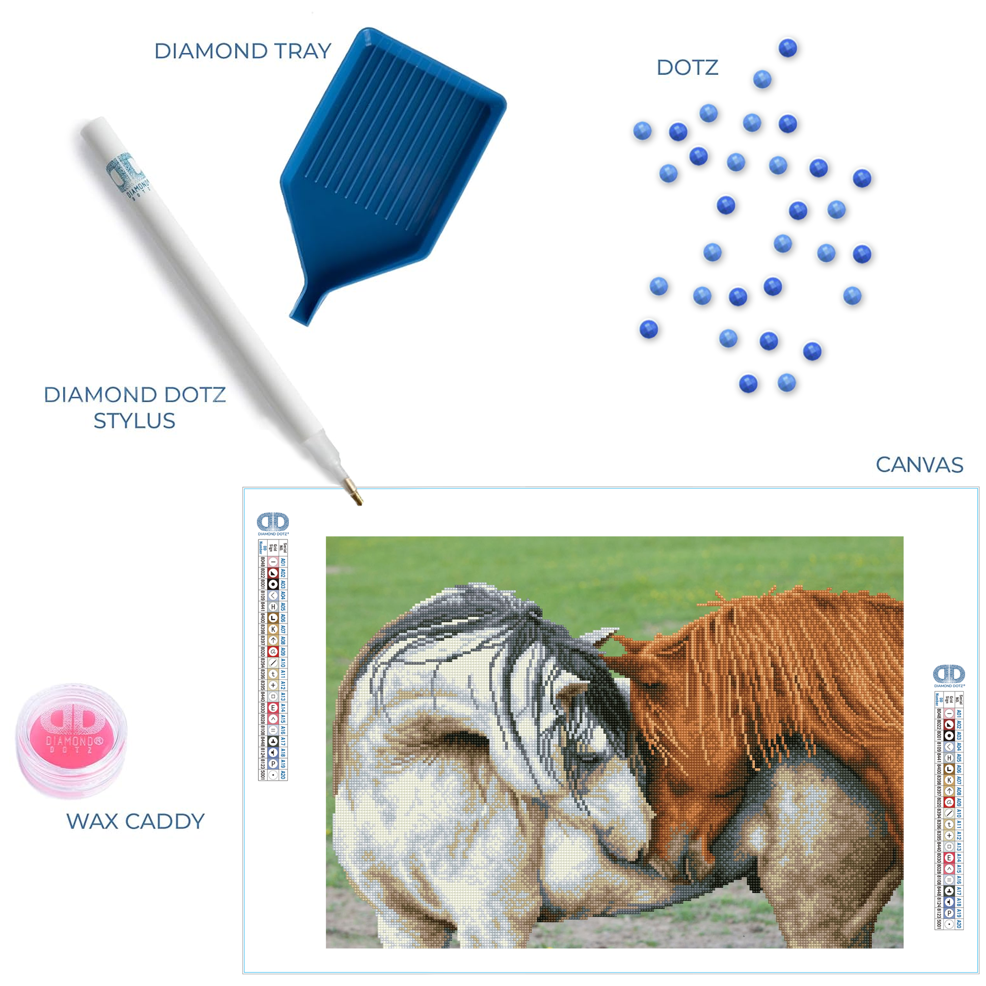 Diamond Dotz Courtship - 24.4" x 17.7"